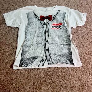 Gilda's "Hello, I'm Awesome" Kids Tux Shirt